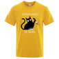Black Cat Fashion Soft T-shirt Men