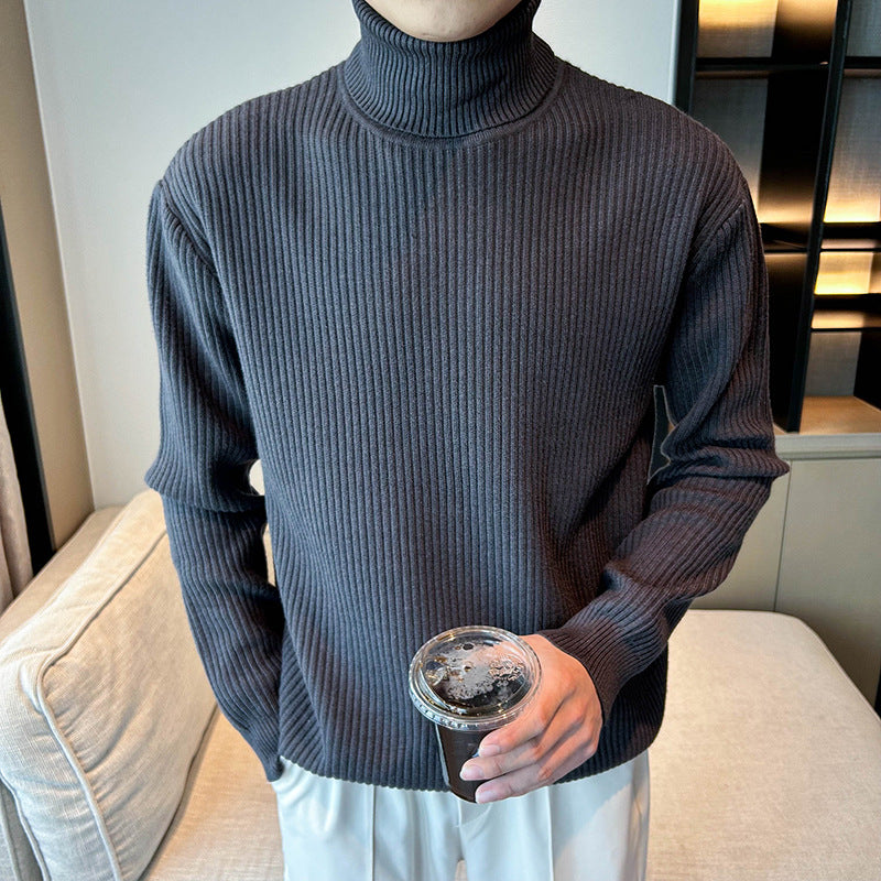 Trendy Loose-textured Knit Hoodie