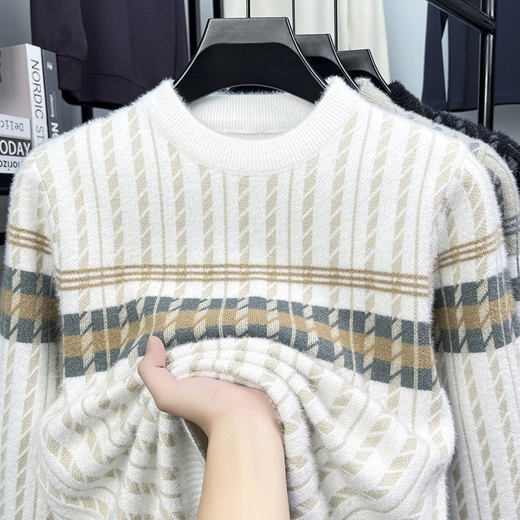 Mens Base-layer Knitwear, Loose-fitting Sweater