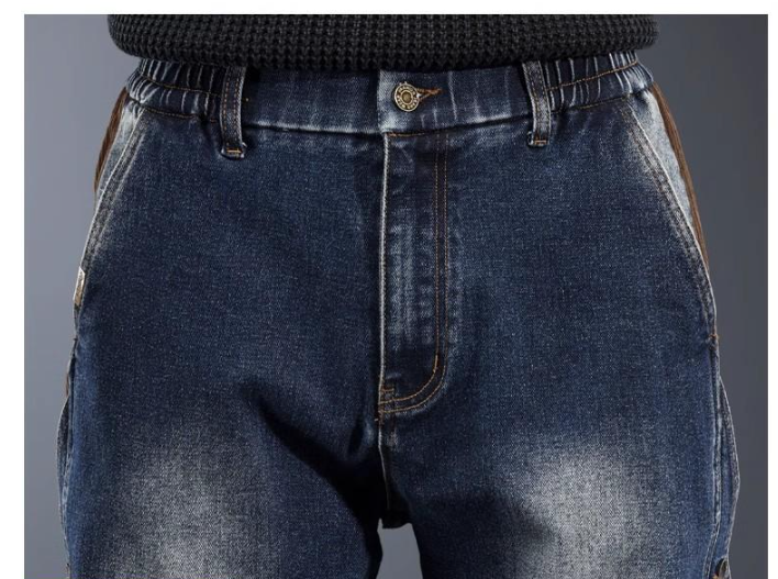 American-style Heavy New Patchwork Overalls Men