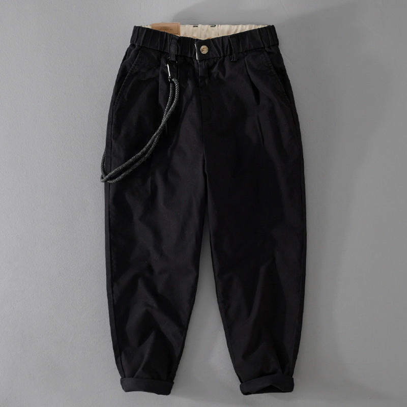 Men's Japanese Overalls Loose Casual Pants