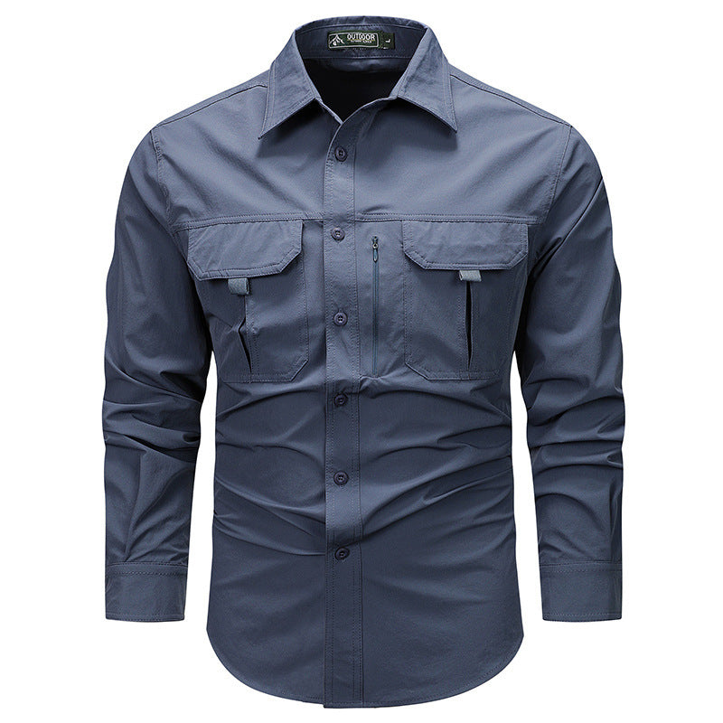 Men's Long-sleeved Shirt Casual Versatile Casual