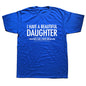 Beautiful Daughter Funny Men Slogan T Shirt