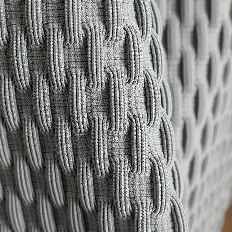 Elegant High-Waisted Pleated Knit Skirt For Women