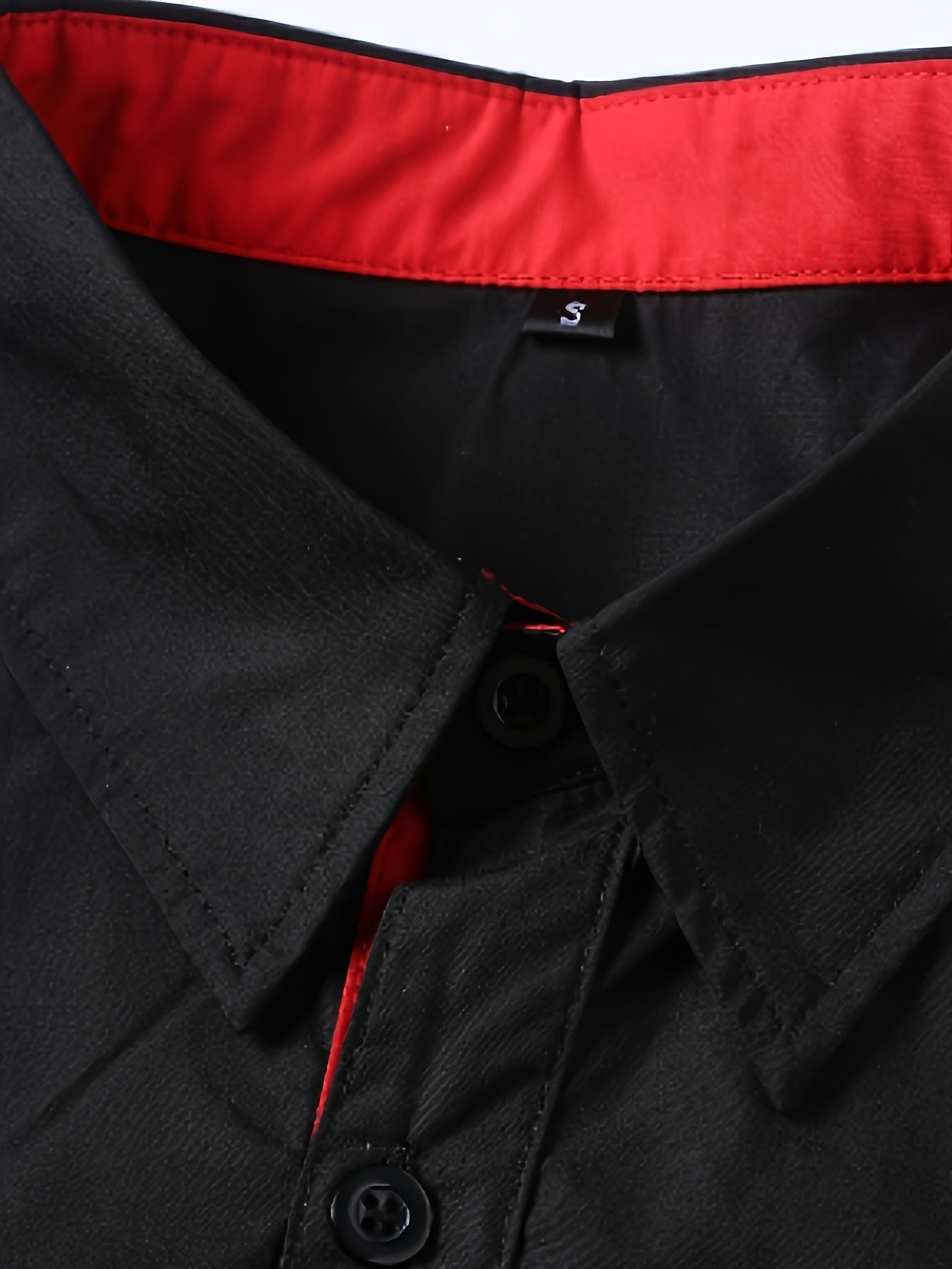 A Cool And Casual Long-sleeved Shirt In Contrasting Colors For A Teenage Man