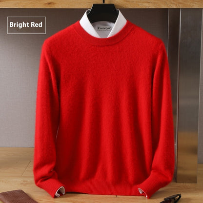 Thermal Head Cover Knit A Sweater Autumn And Winter Round Neck