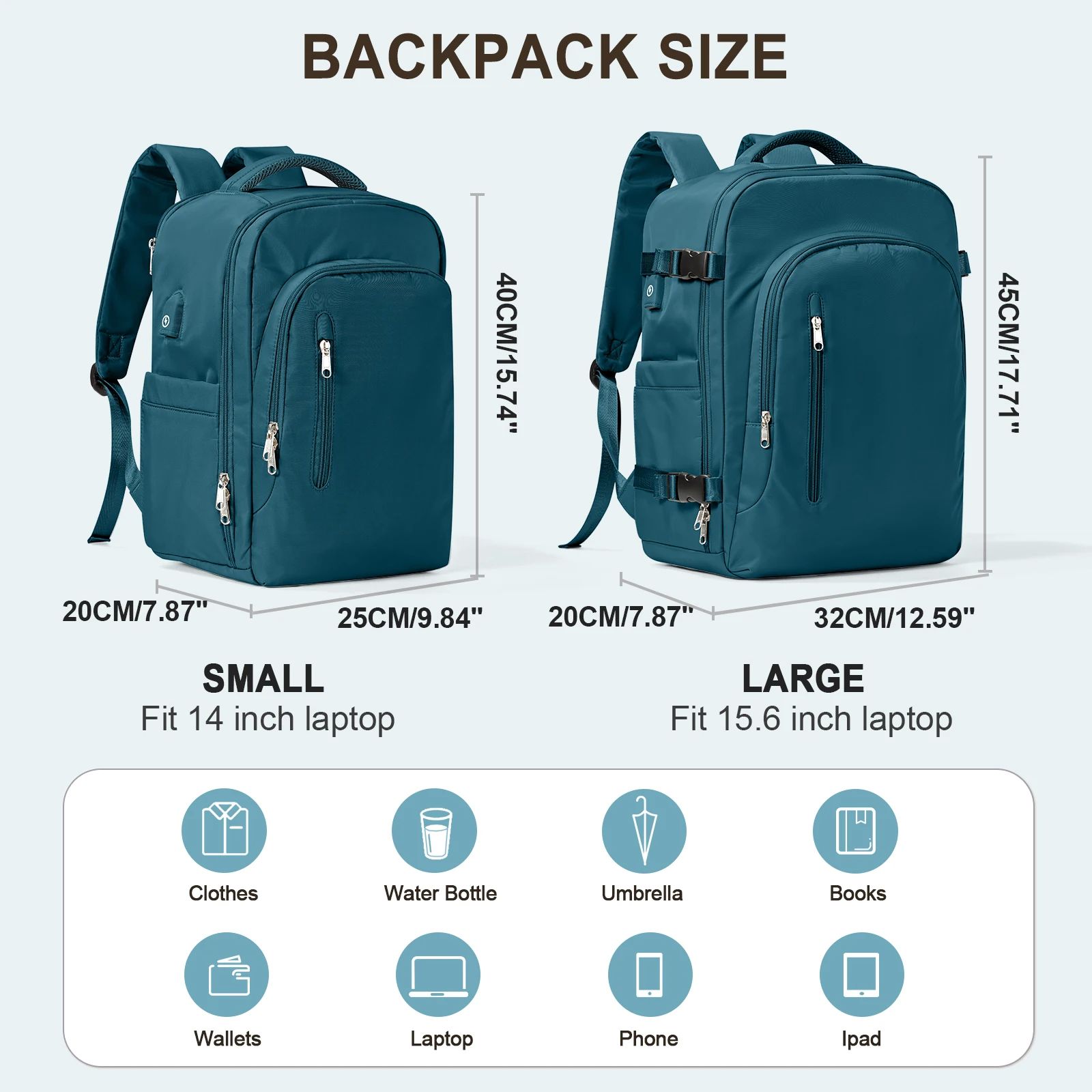 Laptop Bag Travel Backpack For Women Large Capacity Easyjet