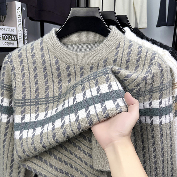 Mens Base-layer Knitwear, Loose-fitting Sweater