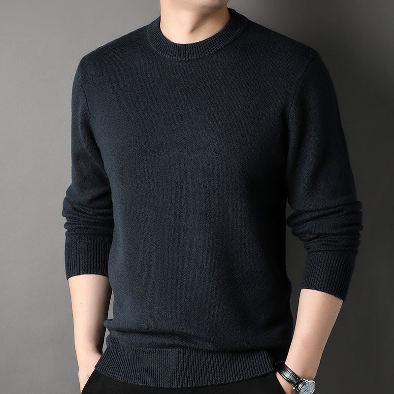 Mens Half-Neck Sweater Chunky-Knit Puyuan Knitwear