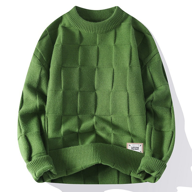 FallWinter Fashionable Casual Crew-Neck Sweater For Men