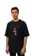 Mens Oversized Tshirt Embroidery Work