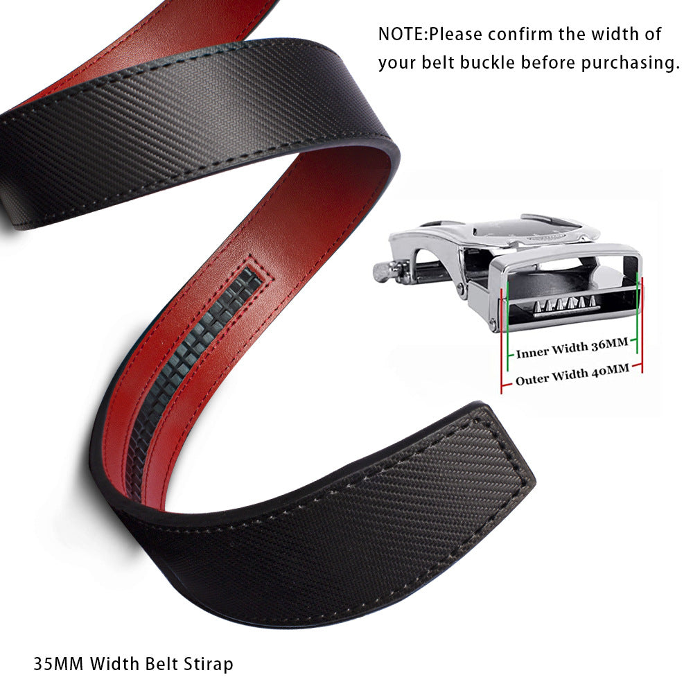 Men's Belt Hot-selling Film Alloy Automatic Buckle Leather