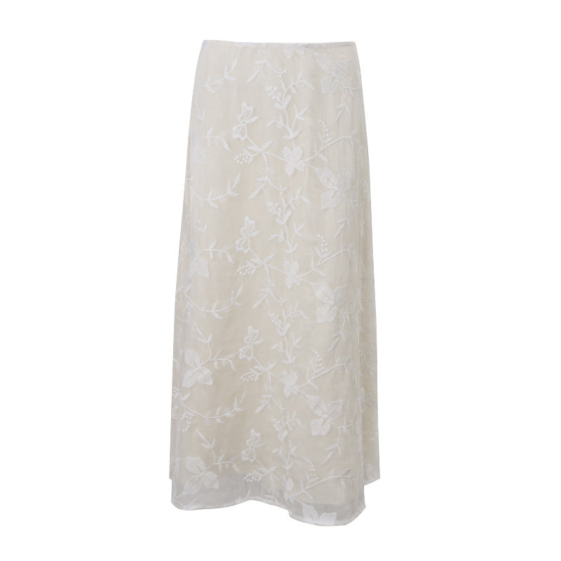 Sexy Low-rise Crochet Fashion Elegant Slim-fit Skirt