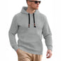 Men's Casual Hooded Jacquard Sweatshirt