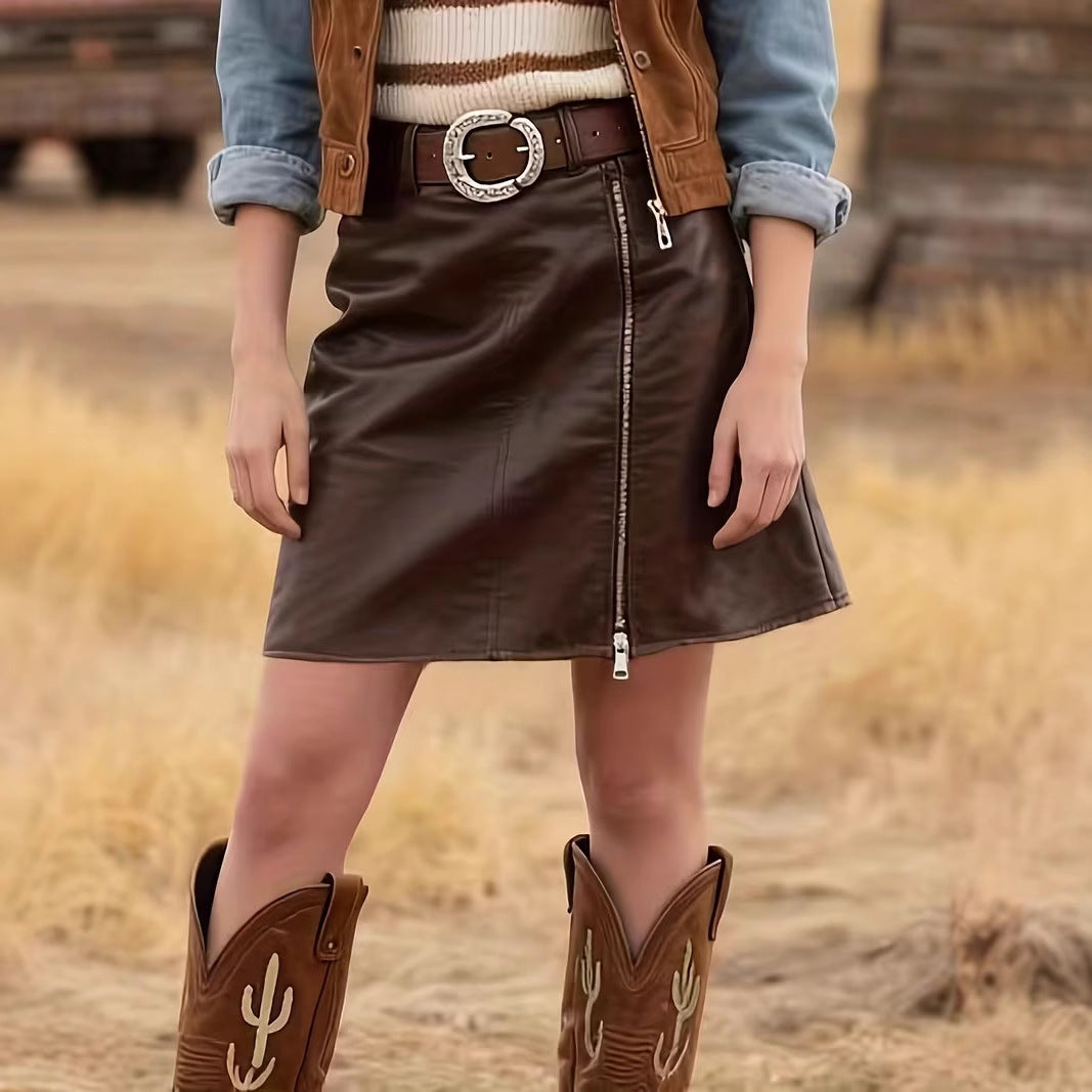 High-waisted Figure-hugging Skirtbelt Not Included