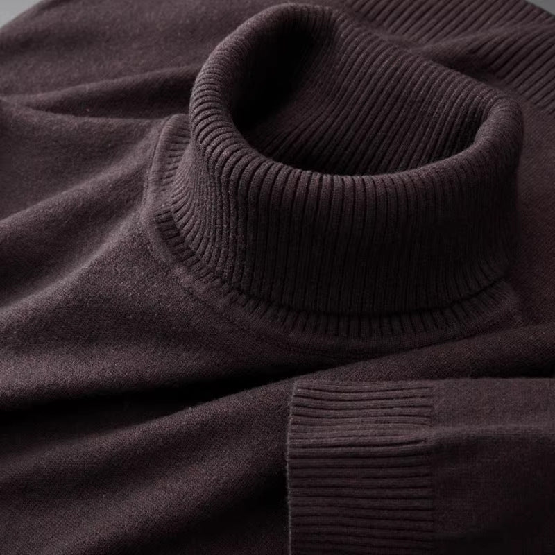 New Mens Soft Casual Warm Turtleneck Sweater
