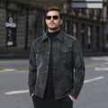 Men's Trendy Casual Streetwear Vintage American-style Leather Jacket