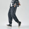 Korean-style Mens Casual Loose-fit Athletic Cargo Pants