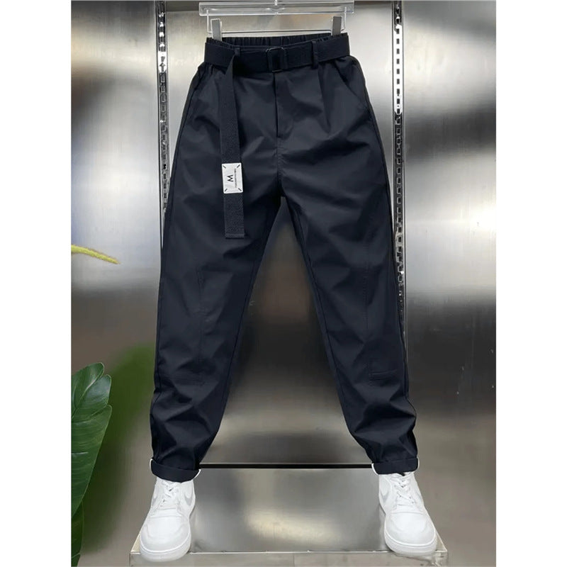 Trendy Relaxed-fit Versatile Patchwork Cropped Pants