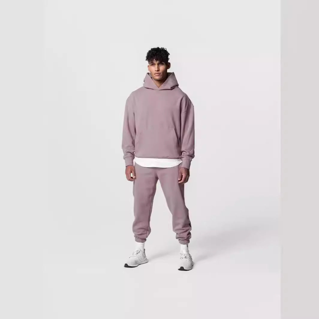 Loose American Exercise Workout Outfit Men's Trendy Casual Hooded Sweater