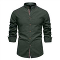 Men's Solid Color Long Sleeve Shirt