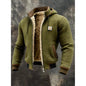 Men's Fleece-Lined Thick Hooded Jacket