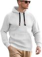 Men's Casual Hooded Jacquard Sweatshirt