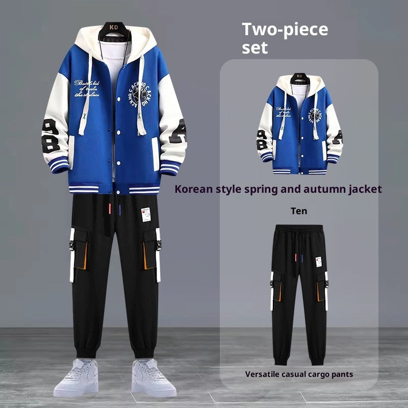 Youth Sweater Jacket Junior High School Student Trendy Sports Suit