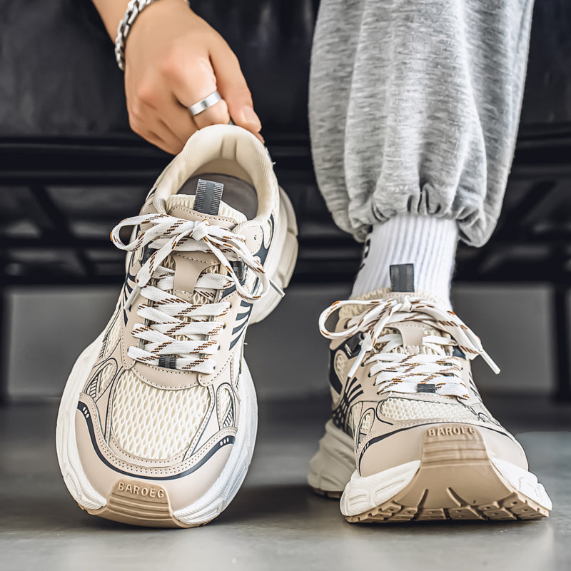 Breathable Mesh All-Match Sports Casual Shoes For Wide Feet And Broad Toes