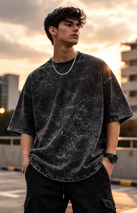 Oversized T-Shirt  Unisex Drop Shoulder