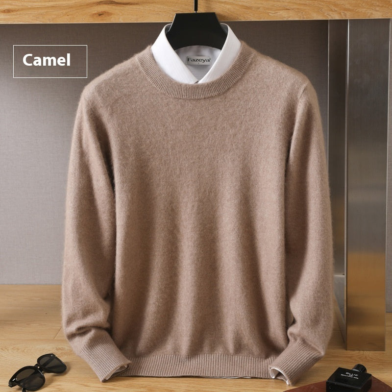 Thermal Head Cover Knit A Sweater Autumn And Winter Round Neck