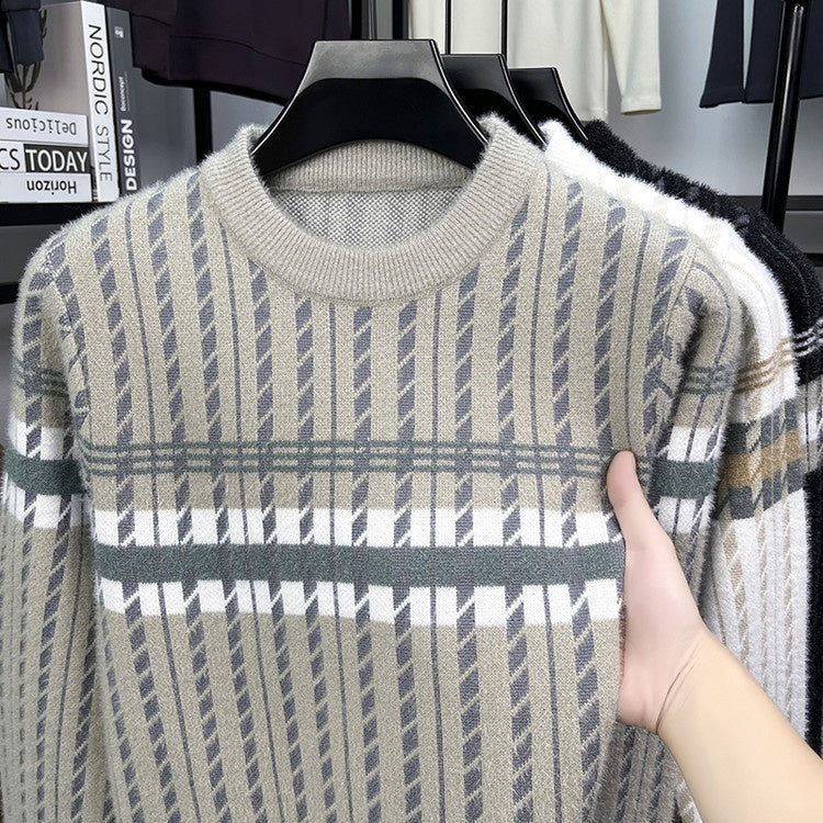 Mens Base-layer Knitwear, Loose-fitting Sweater