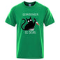 Black Cat Fashion Soft T-shirt Men
