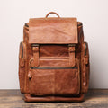Retro Mens Genuine Leather Backpack