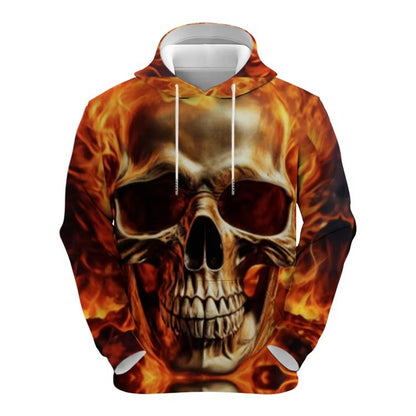 New Fashion Loose Printed Hoodie Men