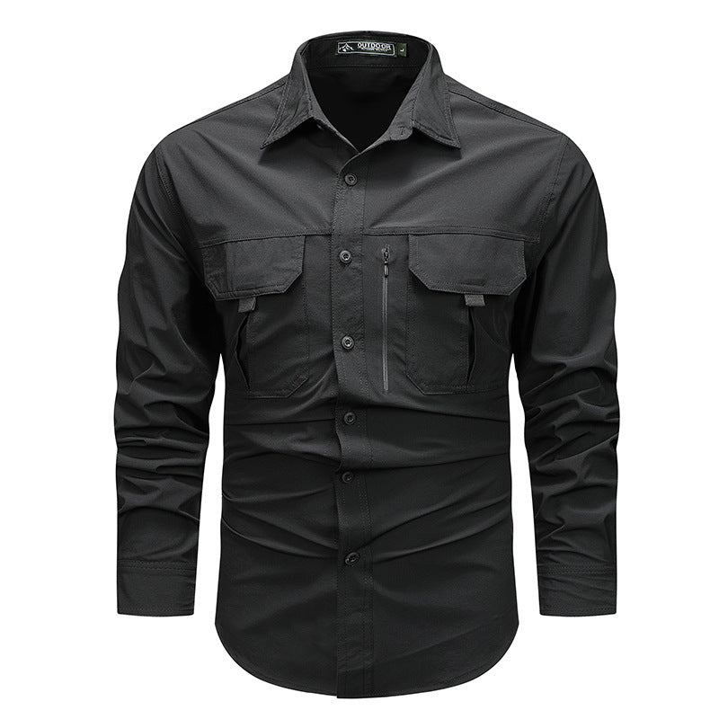 Men's Long-sleeved Shirt Casual Versatile Casual