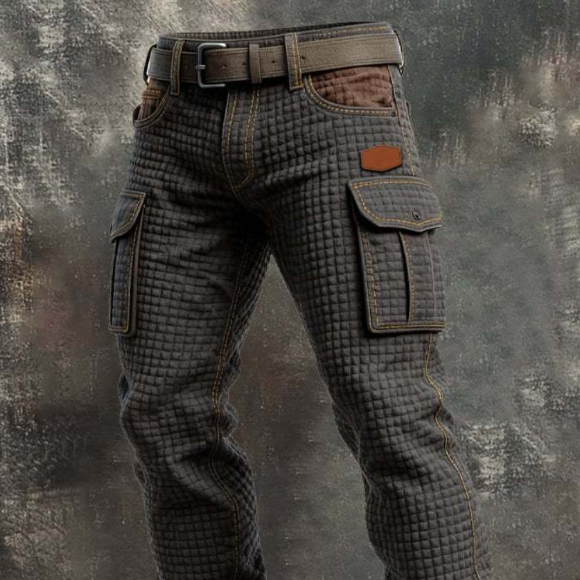 Punk Men's Vintage Work Pants