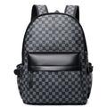 Business Trends Checked Backpack All-matching Casual