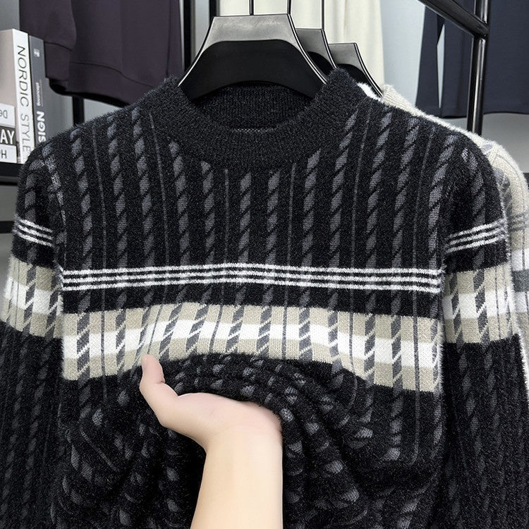 Mens Base-layer Knitwear, Loose-fitting Sweater