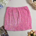 Women's Casual Versatile Sequins Fashionable Beaded Sheath Skirt