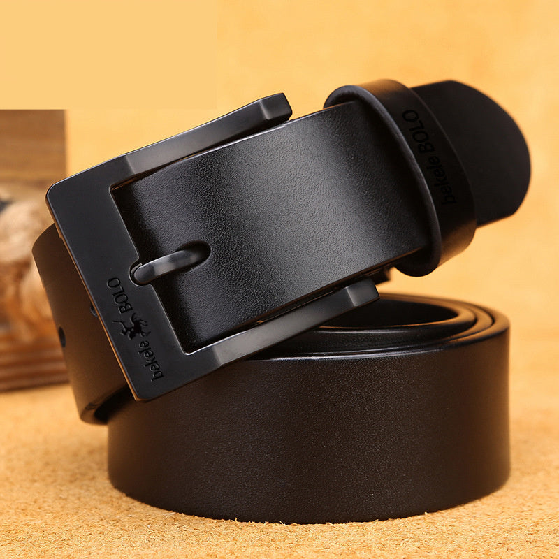 Simple And Versatile Men's Pin Buckle Belt