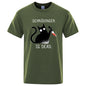 Black Cat Fashion Soft T-shirt Men