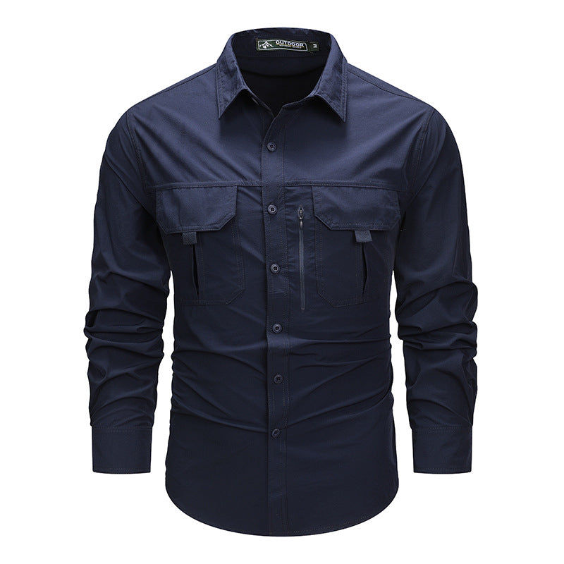Men's Long-sleeved Shirt Casual Versatile Casual