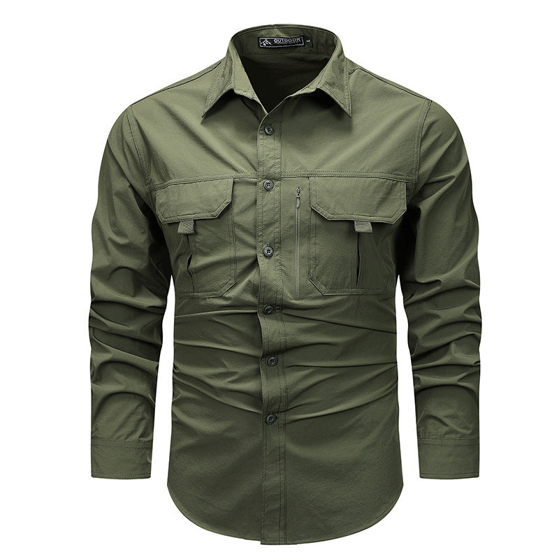 Men's Long-sleeved Shirt Casual Versatile Casual