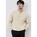 Sleek Preppy Business Mens Long Sleeve Sweater