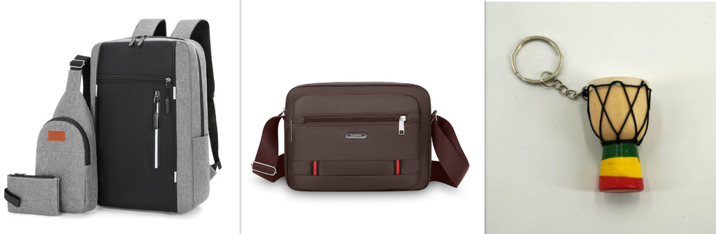 Leisure Oxford Fabric Chest Bag Three-piece Set Backpack