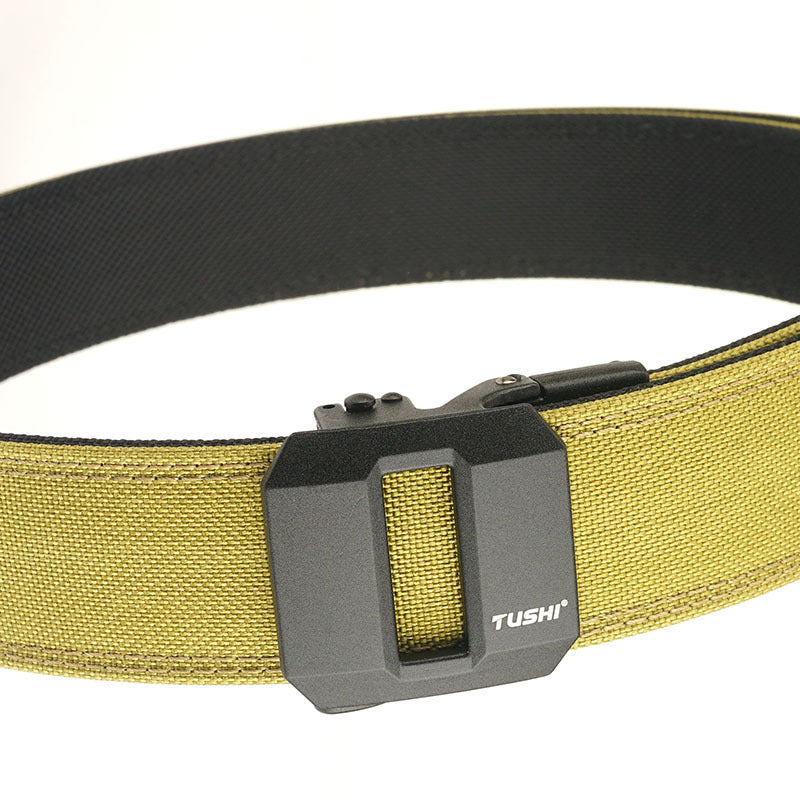 Double-layer Hardened Automatic Buckle Shooting Training Hanger Pistol Belt
