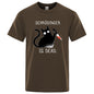 Black Cat Fashion Soft T-shirt Men