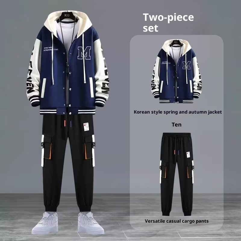 Youth Sweater Jacket Junior High School Student Trendy Sports Suit