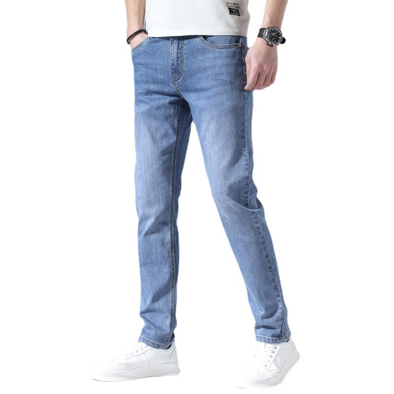 Men's Straight Stretch Casual Jeans